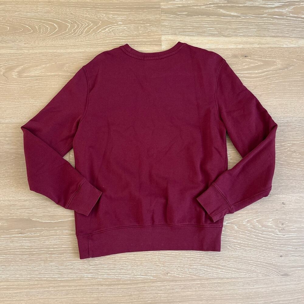 Polo Ralph Lauren Varsity Bear Fleece Sweatshirt Size S in Red - Picture 4 of 4